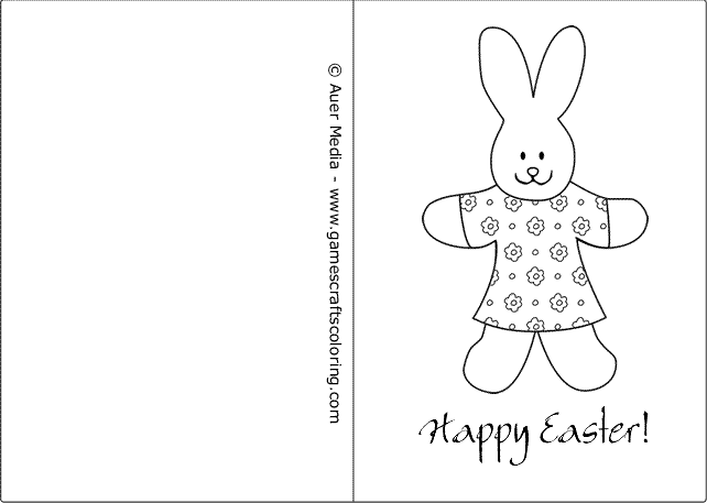 easter card coloring pages - photo #16