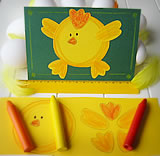 Easter card 1: Easter Chicken Card