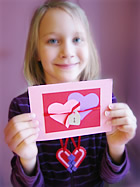 Crafts - Valentines day gift: Heart pendants