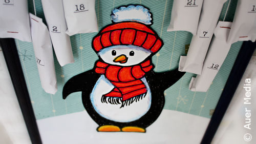DIY Christmas Advent Calendar Penguins