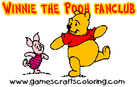 Winnie the Pooh fan Club - Coloring pages and birthday party ideas