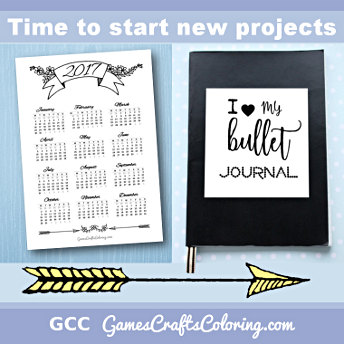 Bullet Journal setup and printable freebies