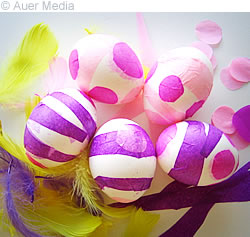 Easter cfafts - Easter egg decoration - Easter eggs decorations with tisuue paper