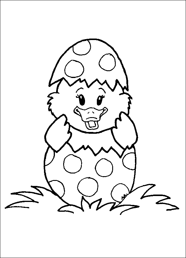 easter clipart to color - photo #19