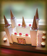 Recipe: An ice cream princess castle party cake