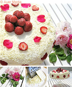 Picture: Sleeping Beauty´s strawberry cake - a delicate cake for a princess party