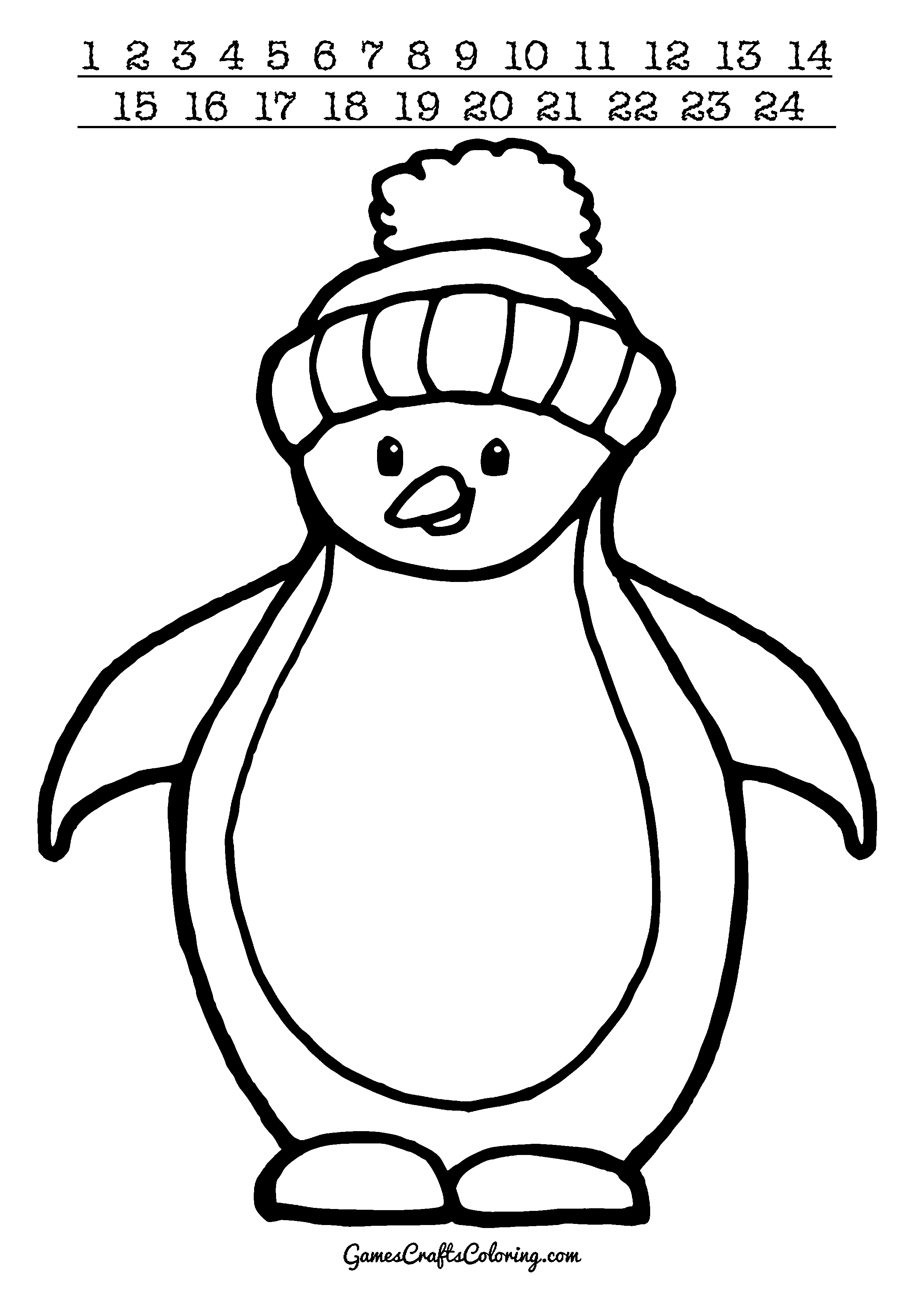 Games Crafts Coloring Printable Penguins